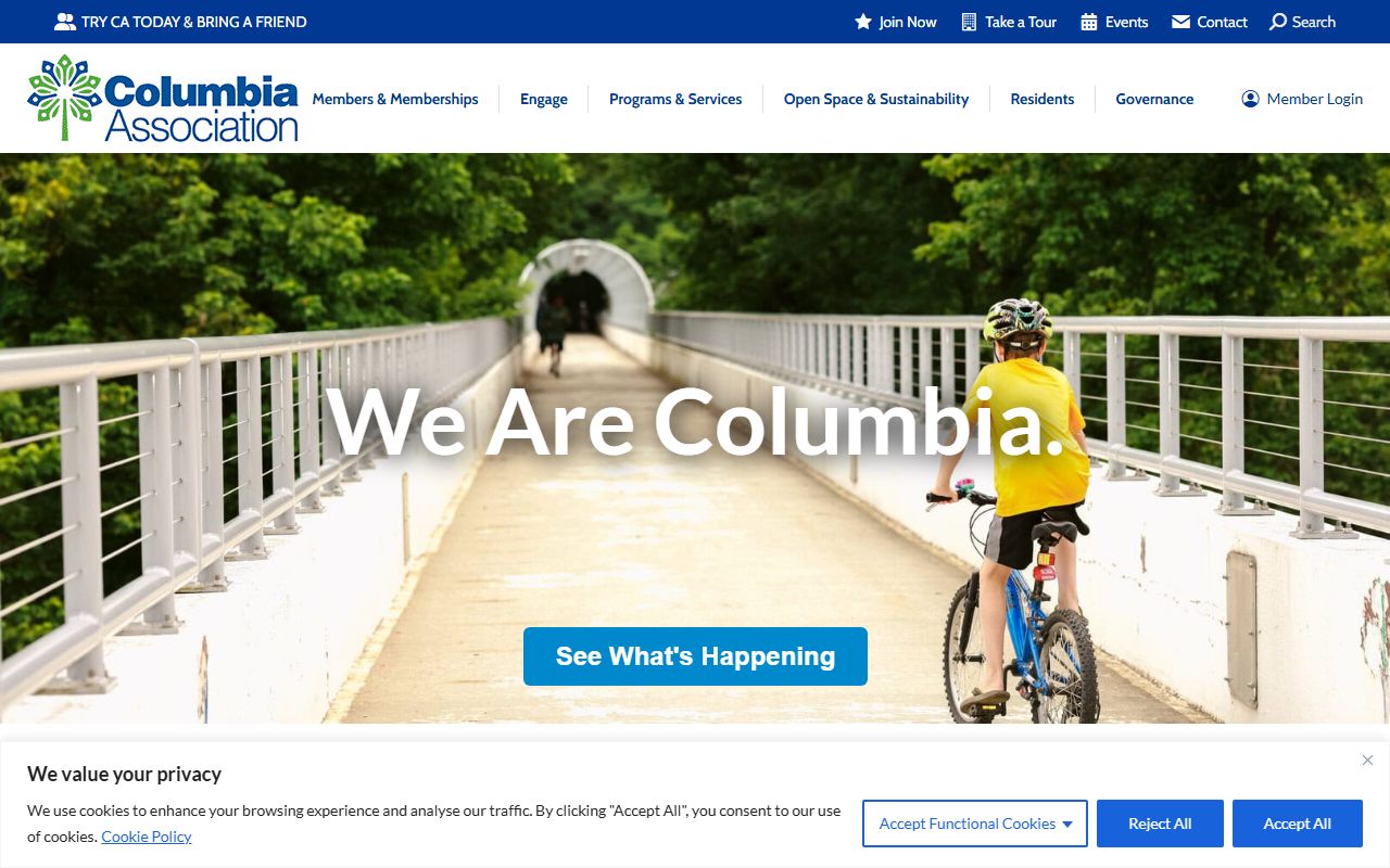 Columbia Association community organization in Columbia Maryland